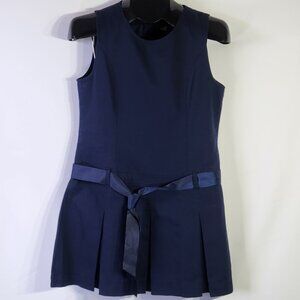 NWT The Children’s Place Navy Blue Jumper Dress w/ Pleated Skirt – Size 14 Plus